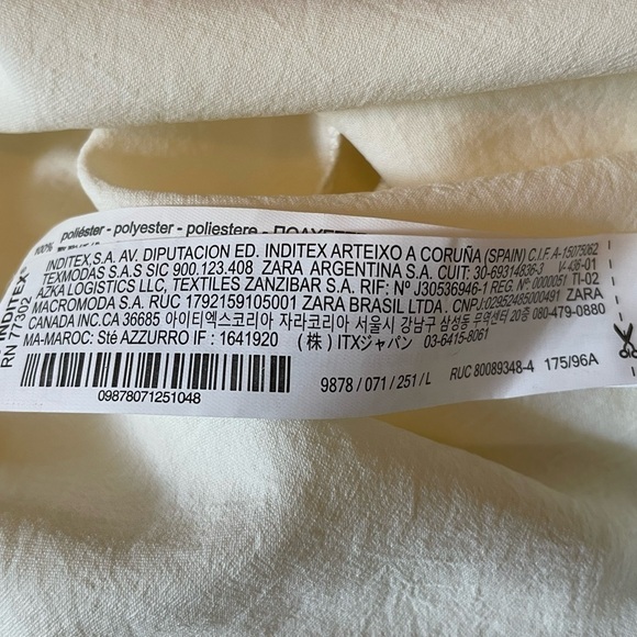 NWT Zara ecru blouse - Picture 3 of 8